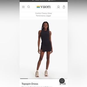 New with tags Vuori topspin dress